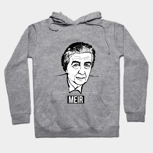 Golda Meir Hoodie by Proud Collection